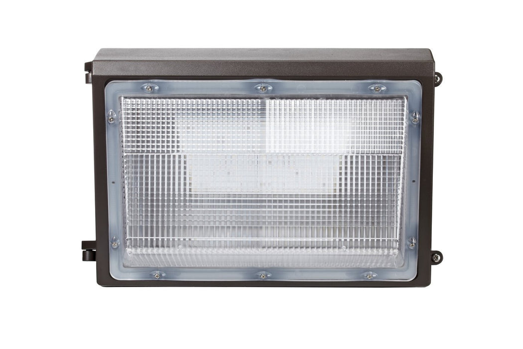40W Led Wall Pack Light Fixture 4650 Lumens Replace 175W Metal Halide 120-277V Dark Bronze