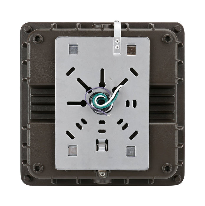 27W Led Parking Garage Canopy Light Fixture Replace 150W Metal Halide 3750 Lumens 120-277V 0-10V