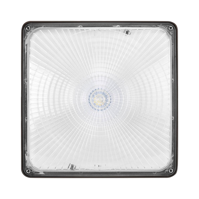 27W Led Parking Garage Canopy Light Fixture Replace 150W Metal Halide 3750 Lumens 120-277V 0-10V